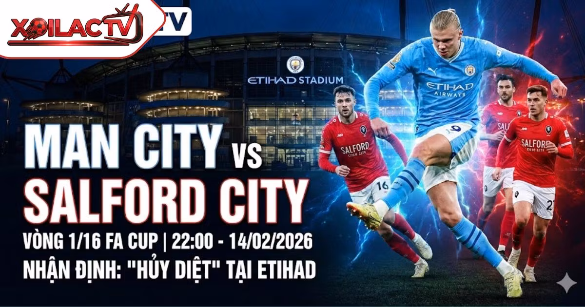 Nhận định Man City vs Salford
